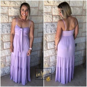 Kaleigh Lavender Maxi Dress